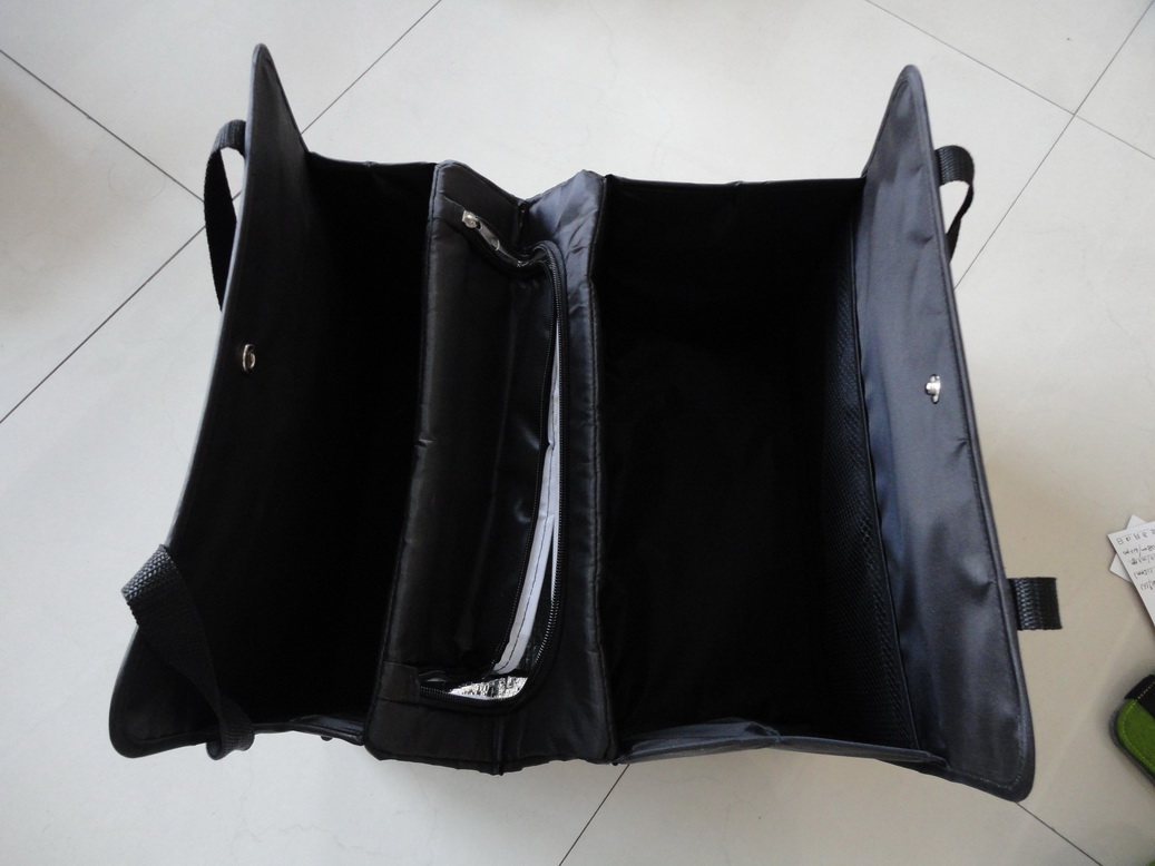 Folded Car Organizer